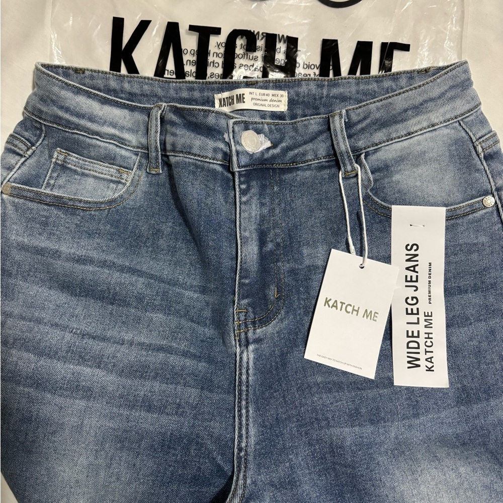 KATCH ME Women’s Wide Leg Jeans
International L size